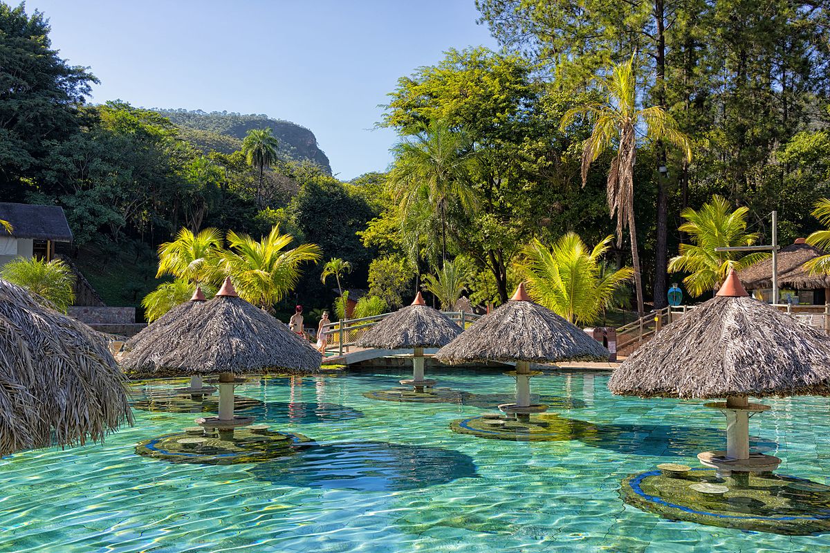 Parque Água Mineral, um lugar lindo, como muita natureza. Costuma encher  nas férias e feriados.