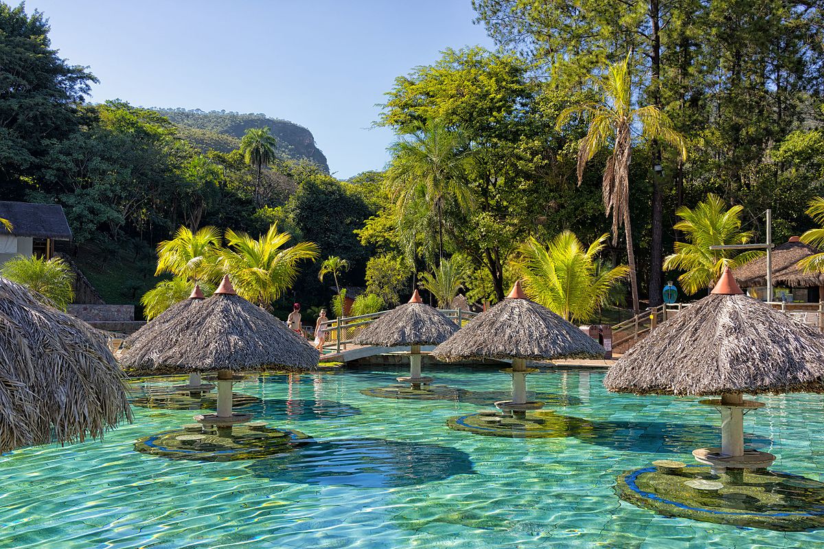 Águas quentes, Barra do Garças, Mato Grosso: Férias do Oliveira 