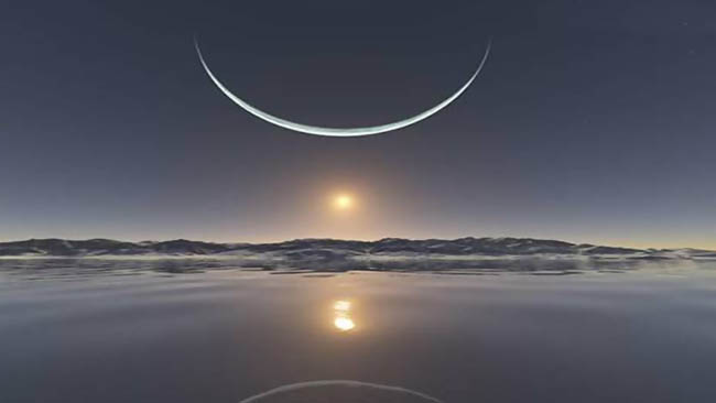 Sol da meia-noite em ambas as regiões polares: prova de que a Terra é  esférica –