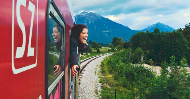 Idosos e jovens têm desconto no passe de trem europeu