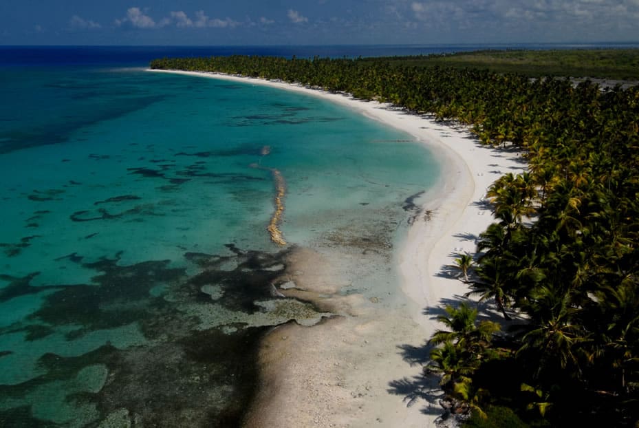 Ilha Saona, em Punta Cana, é a praia mais visitada da República Dominicana