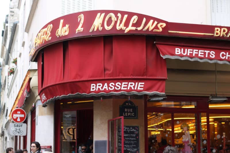 cafe des deux moulins amelie poulin em Montmartre