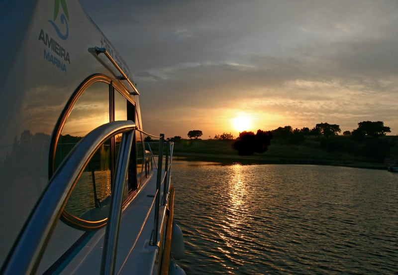 Barco no Lago Alqueva
