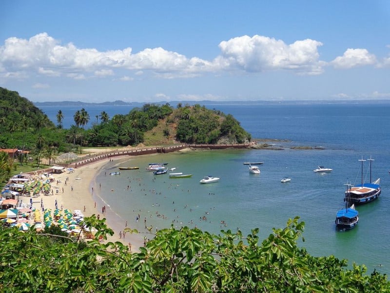 Ilha dos Frades, um paraíso tropical de Salvador na Baía de Todos os Santos