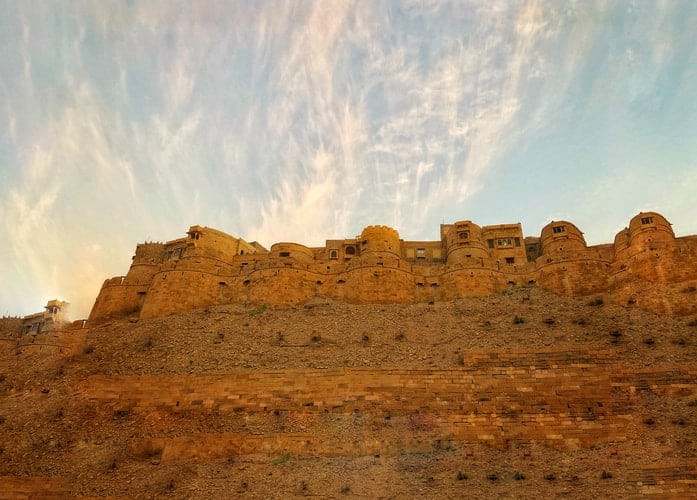 Forte dourado em Jaisalmer, Índia