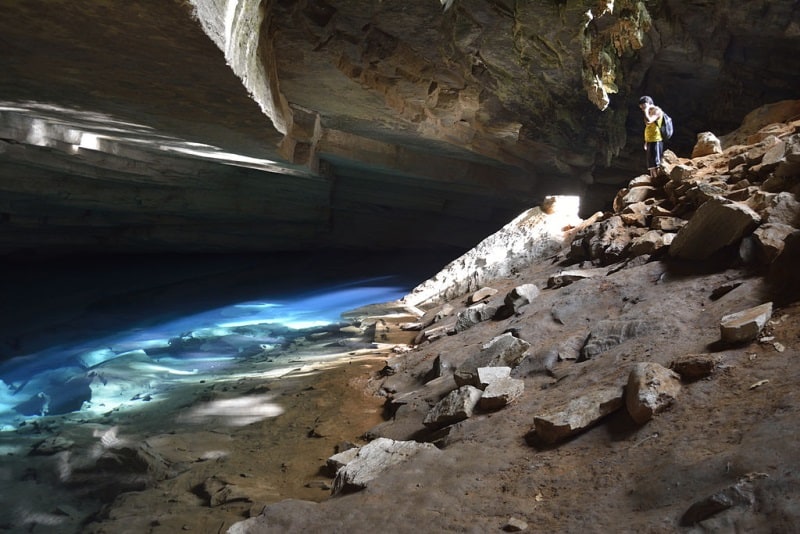gruta da pratinha e gruta azul