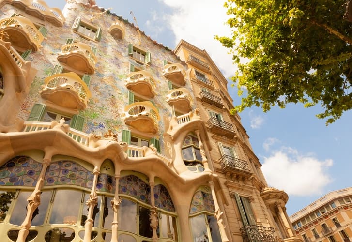 Fachada da Casa Batlló em Barcelona