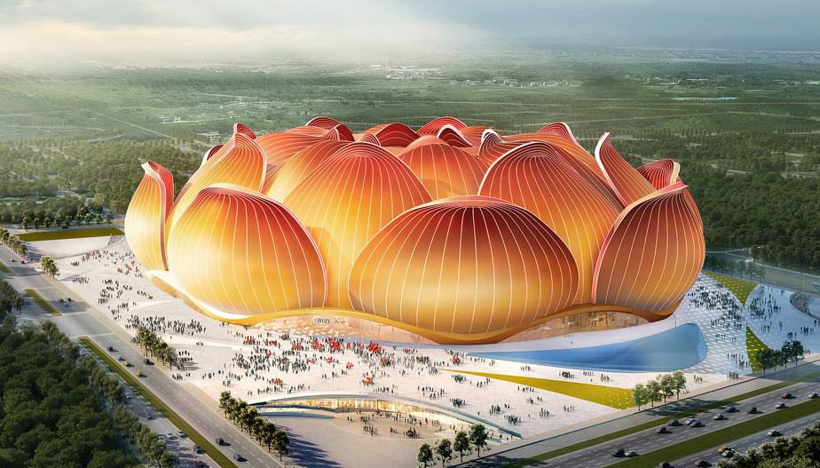 Em formato de flor, estádio na China será um dos maiores do mundo - Blog Quanto Custa Viajar