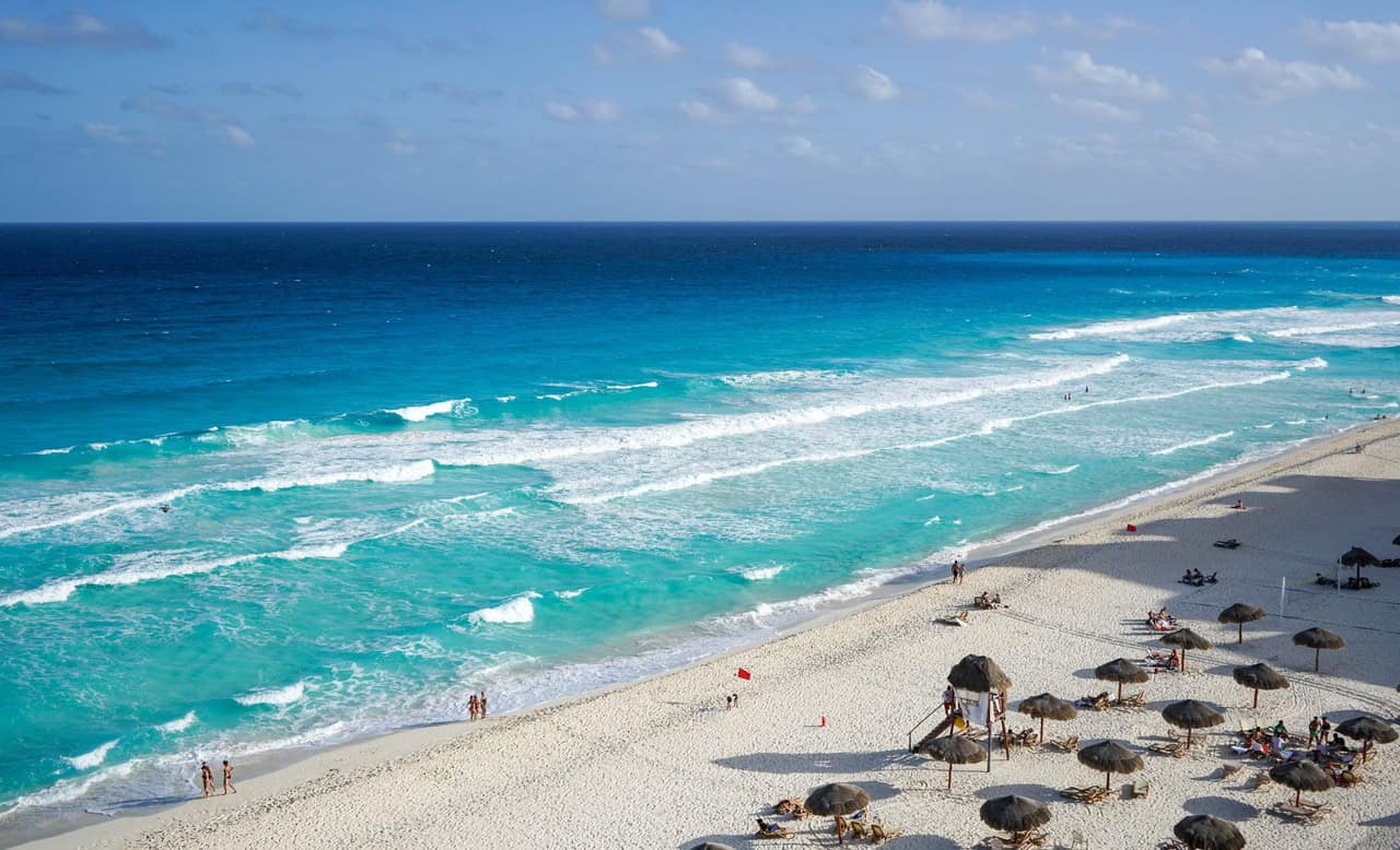 melhores praias de Cancún