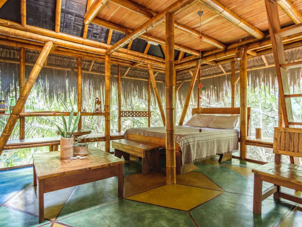 Opção Bangalô/Foto: Universo Pol Bamboo hostel