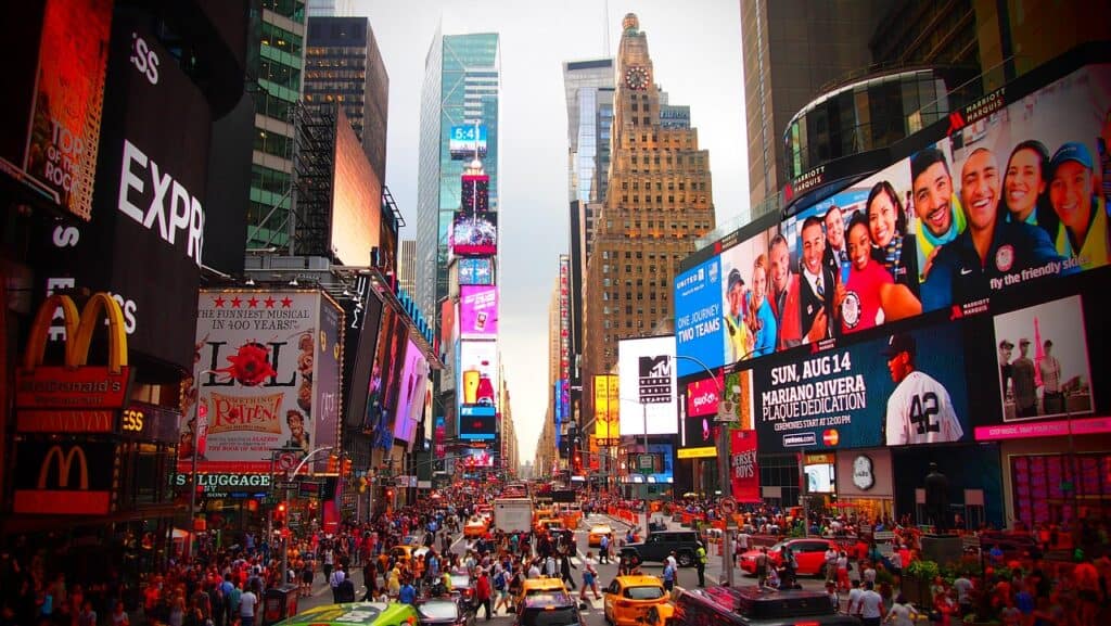 pontos turísticos em NY - Times Square