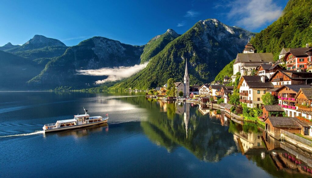 Pontos turísticos na Áustria