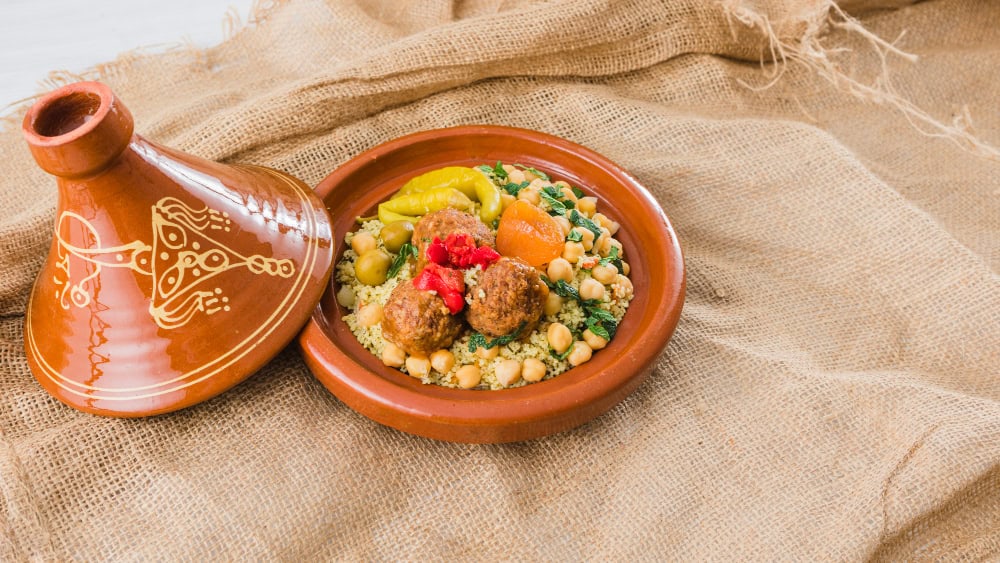 alimentação em Marrakech