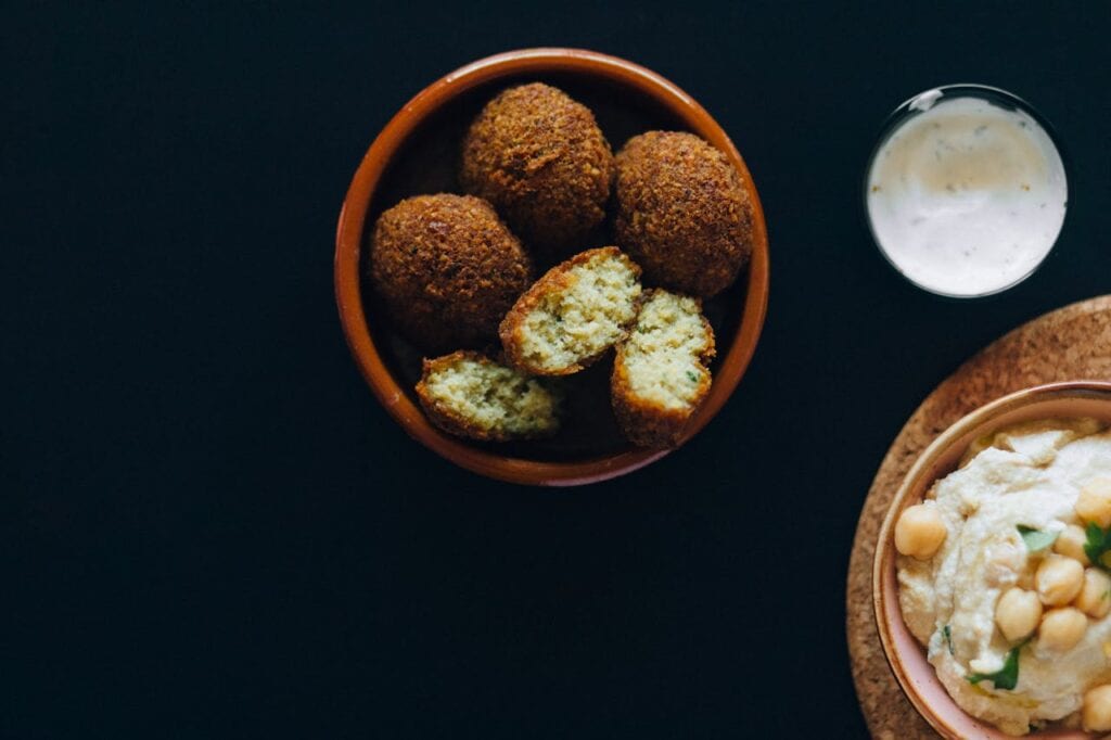 alimentação em Jerusalém