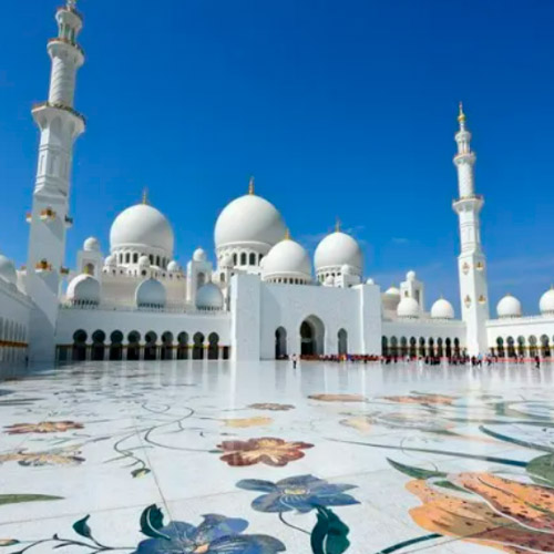 Excursão à Grande Mesquita e o Louvre de Abu Dhabi