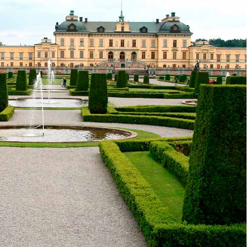 Excursão ao palácio de Drottningholm