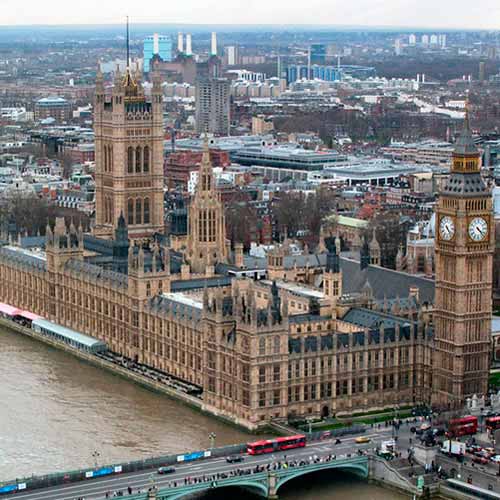 Visita ao Parlamento e Palácio de Westminster